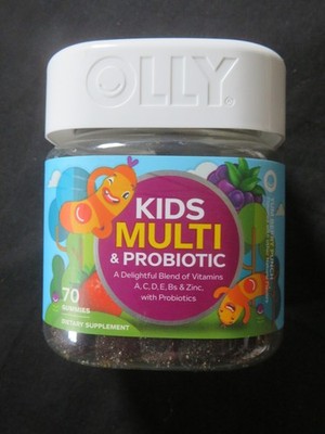 Olly Kids Multi & Probiotic 70 Gummies Yum Berry Punch Flavor