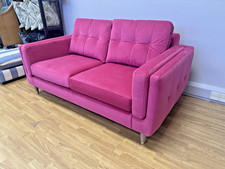 Maddison Lounge Company 2.5 seater sofa in Summer Punch pink fabric RRP £1784