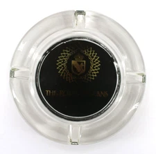 Vintage Marketing Ashtray Clear Glass MCM The Royal Orleans