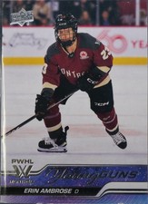 2024 PWHL 1st Edition Erin Ambrose Young Guns RC #69 Montreal Victoire