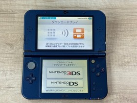 Nintendo New 3DS XL Metallic Blue Console Tested Japan ver D5443