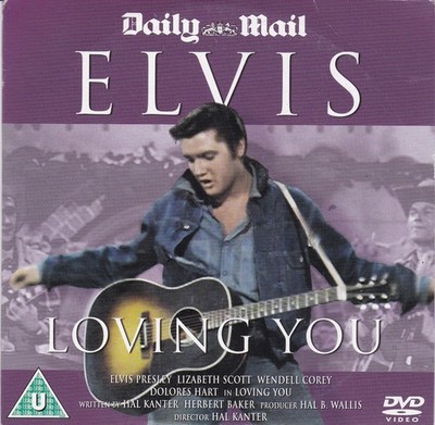 LOVING YOU ( DAILY MAIL Newspaper DVD ) ELVIS PRESLEY