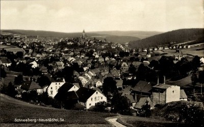 Ak Neustädtel Schneeberg im Erzgebirge, Gesamtansicht - 5046179