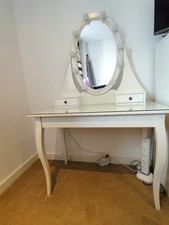 White dressing table with mirror - Ikea