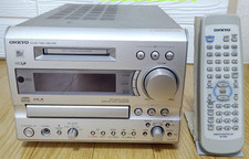 ONKYO FR-V77 CD/MD TUNER AMPLIFIER FM AM MDLP DLA LINK AC100V 50/60Hz 55W
