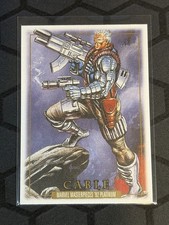 2024 SkyBox Marvel Masterpieces 92 Platinum Cable #18 Canvas
