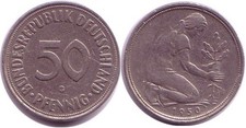 Deutschland 50 Pfennig 1950 G