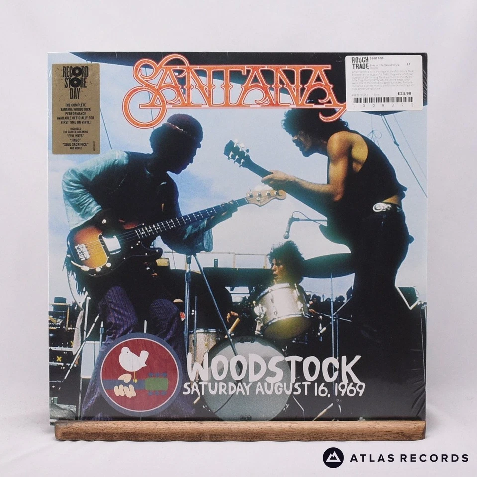 Santana Woodstock (Saturday, August 16, 1969) Insert LP Album Vinyl Record - NEW - Image 2 of 4