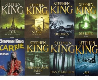 8 x Stephen King Hardcover (7 x Weltbild Sammlereditionen)