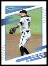 2021 Donruss Miguel Rojas Miami Marlins #210