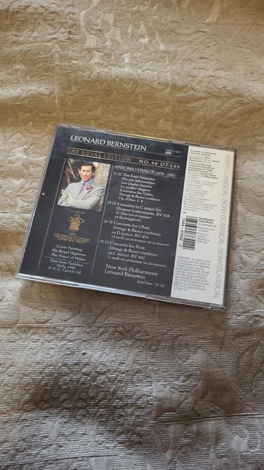 The Royal Edition No. 98 of 100 Leonard Bernstein Gershwin (CD, 1993) Foto 2 de 4