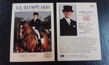 Carol Lavell Equestrian 1992 U.S. Olympic Hopefuls Impel Marketing Olympics USA