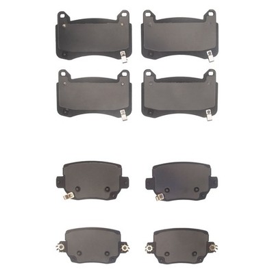 For Tesla 3 18-23 R1 Concepts Optimum OEp Front & Rear Brake Pad Set