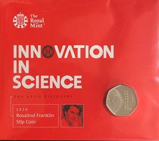 2020 ROYAL MINT 50p ROSALIND FRANKLIN