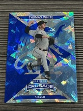 Thomas White 2025 Panini Crusade - Crusade #45 Blue Cracked Ice