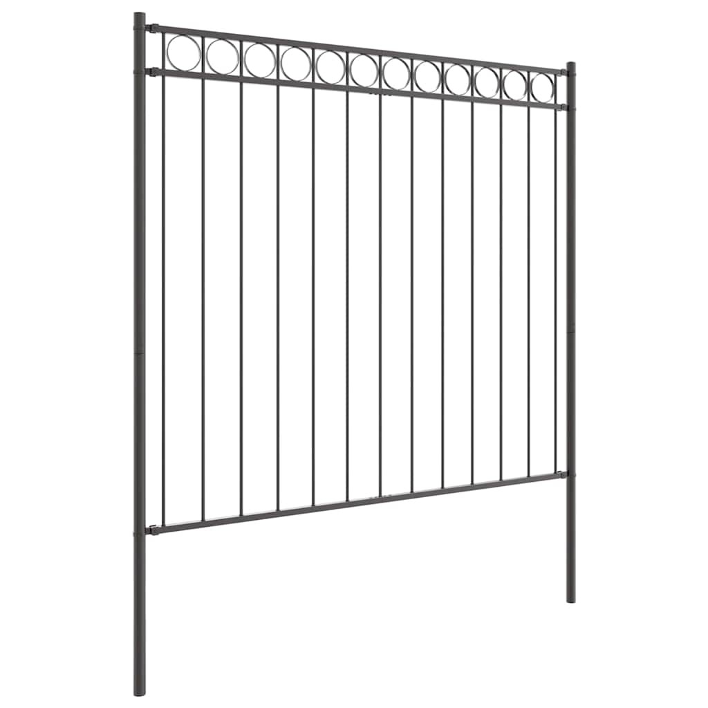 Elemento Recinzione Grigio 170 x 170 cm Acciaio - 4