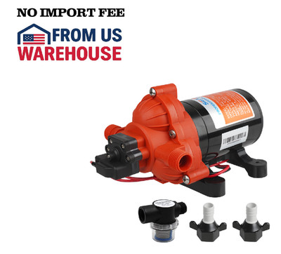 SEAFLO Water Pressure 12-V 3.0 GPM 33 Series Automatic Demand Diaphragm Pump,