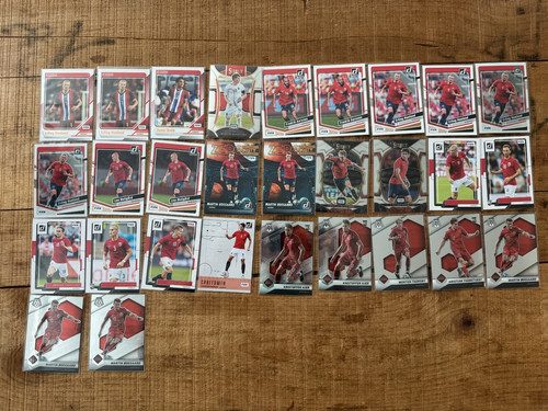 Norway FIFA National Team Soccer Card Lot (30) -Inserts- Rookies- Haaland