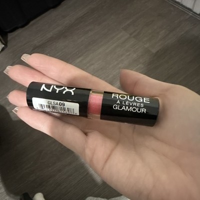 NYX Rouge A Levres Glamour Lipstick Stick, Pink Shimmer Shade GLSA09