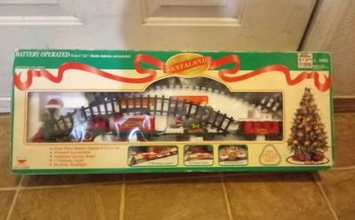 1997 NOS Santaland Christmas Logger Bears Express Train set Vintage 