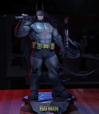 Absolute Batman - STL Model for Resin Printer Figure 3D Printing