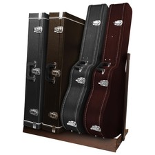 Guitar Case Rack, Hardwood Folding Multiple Guitar Case Stand for Efficient S...