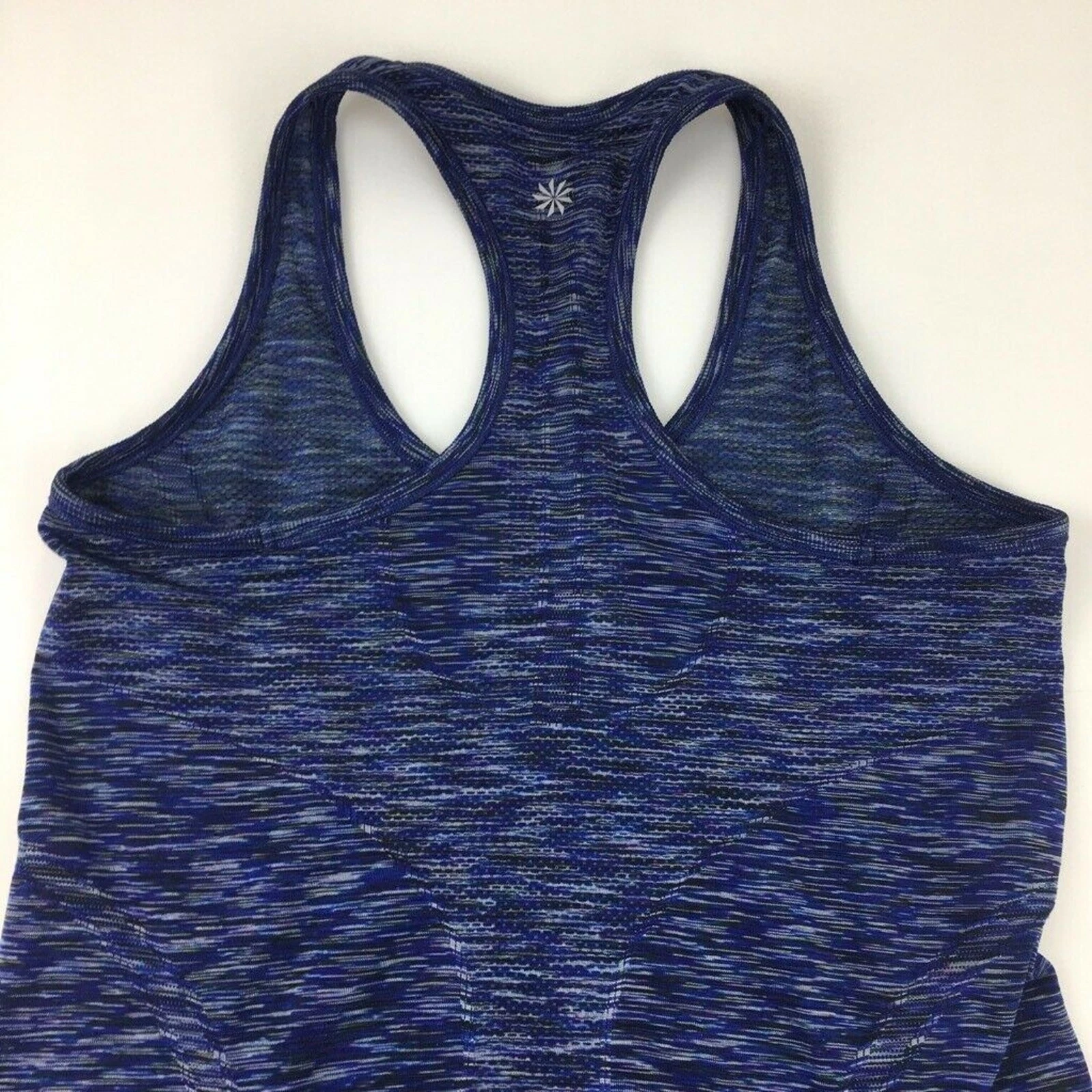 athleta fastest track space dye scoop stretch racerback tank-top