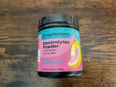 Multivitamin Electrolytes Drink Powder Pink Lemonade 90 Servings Key Nutrients