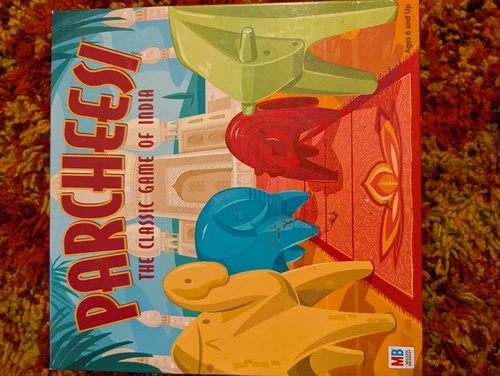 Parcheesi Classic Game of India Vintage 2001 Milton Bradley Used 100% Complete