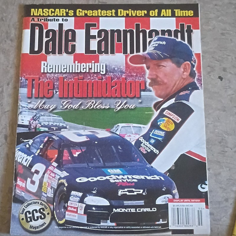 Dale Earnhardt Remembering The Intimidator GCS Special Edition April 2001 NASCAR