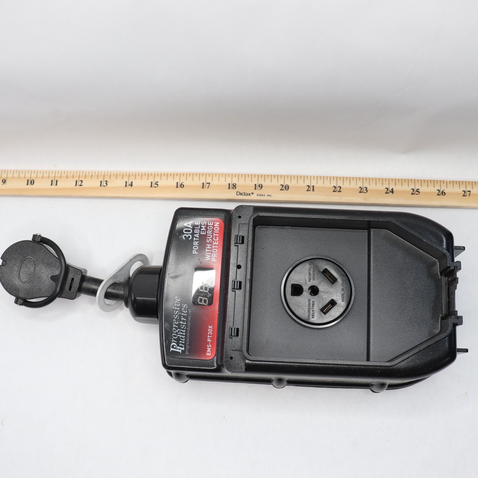 Portable 30X Digital Surge Protector with Weather Shield - M