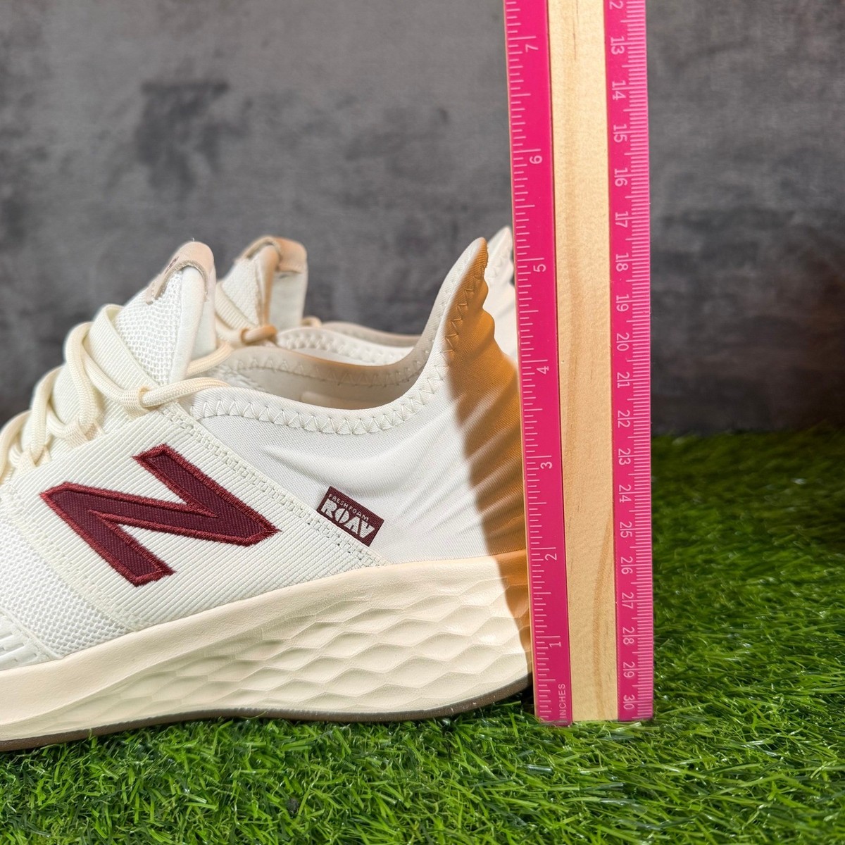 New Balance Fresh Foam Roav Running Shoes White Red MROAVVR1  display picture 1