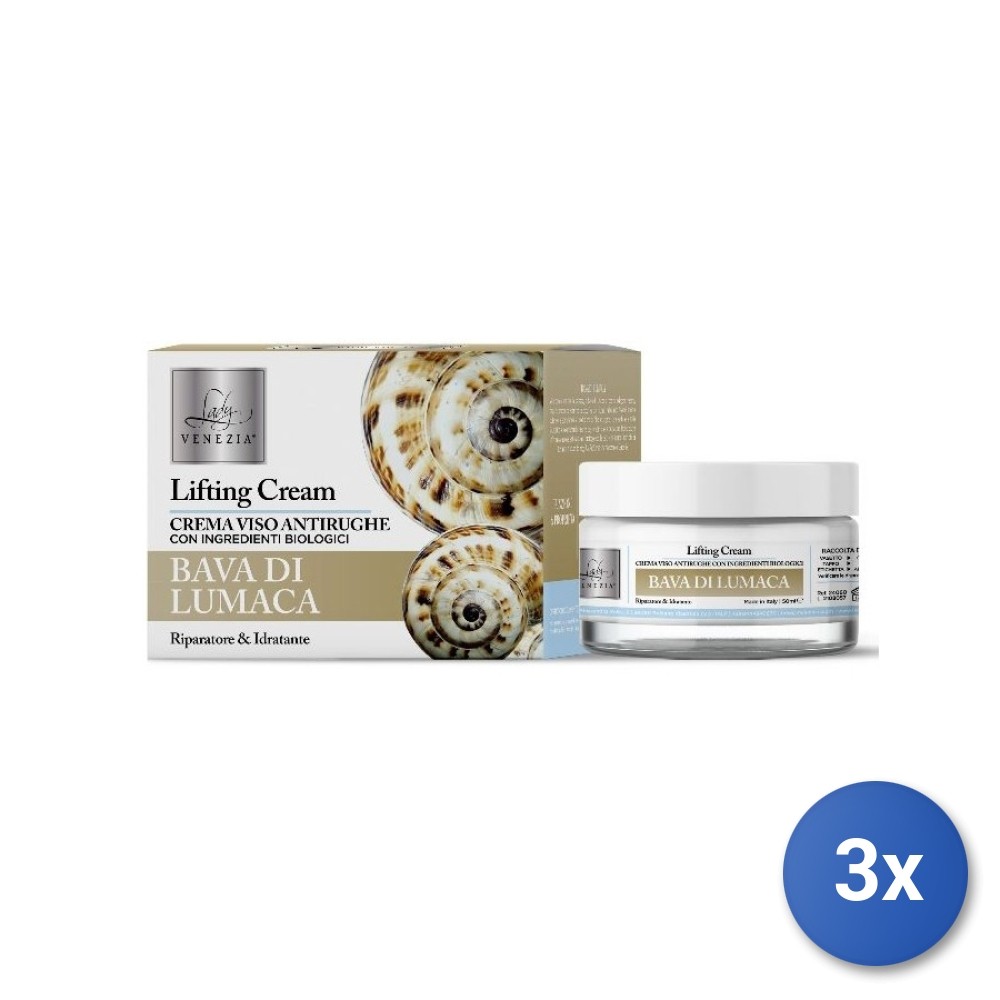 3X Lady Venezia Face 50 Ml. Anti-Wrinkle Snail Slime
