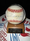 Joe DiMaggio Autographed Baseball