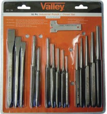 16pc Industrial Punch & Chisel Set