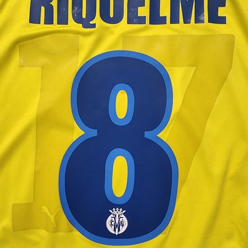 2012 Puma Home Villarreal Soccer Jersey Juan Roman Riquelme Men S Spain La Liga - Picture 5 of 19