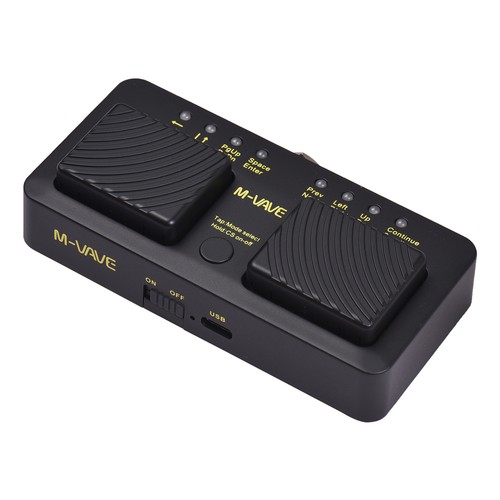 Wireless Bluetooth Page Turner Pedal Rechargeable Foot Pedal Page Turner Q1H3 - Picture 2 of 12