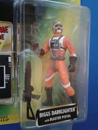 Star Wars Biggs Darklighter with Blaster Pistol, POTF Freeze Frame green card - Picture 5 of 6