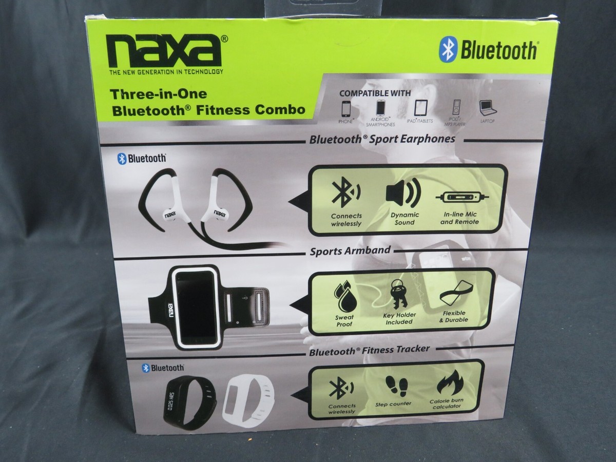 Naxa NE-946 Bluetooth Earphones Fitness Combo 3-in-1 | eBay Naxa NE-946 Bluetooth Earphones Fitness Combo 3-in-1 | eBay