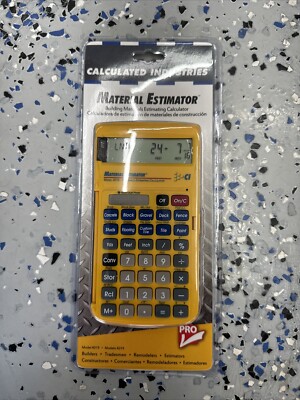Calculated Industries 4019 Basic Calculator  Material Estimator