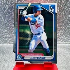 2024 Bowman Chrome #BCP-106 Jaron Elkins 1st Bowman