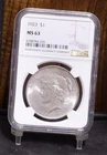 1923 Peace Dollar - NGC MS63 (#59370-L)