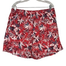 COLUMBIA- MEN'S LARGE - RED 100 NYLON SWIM TRUNKS