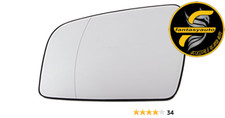 Opel Zafira 2008 > 2011 Vetro Specchio + Piastra Retrovisore Sx Lato Guida
