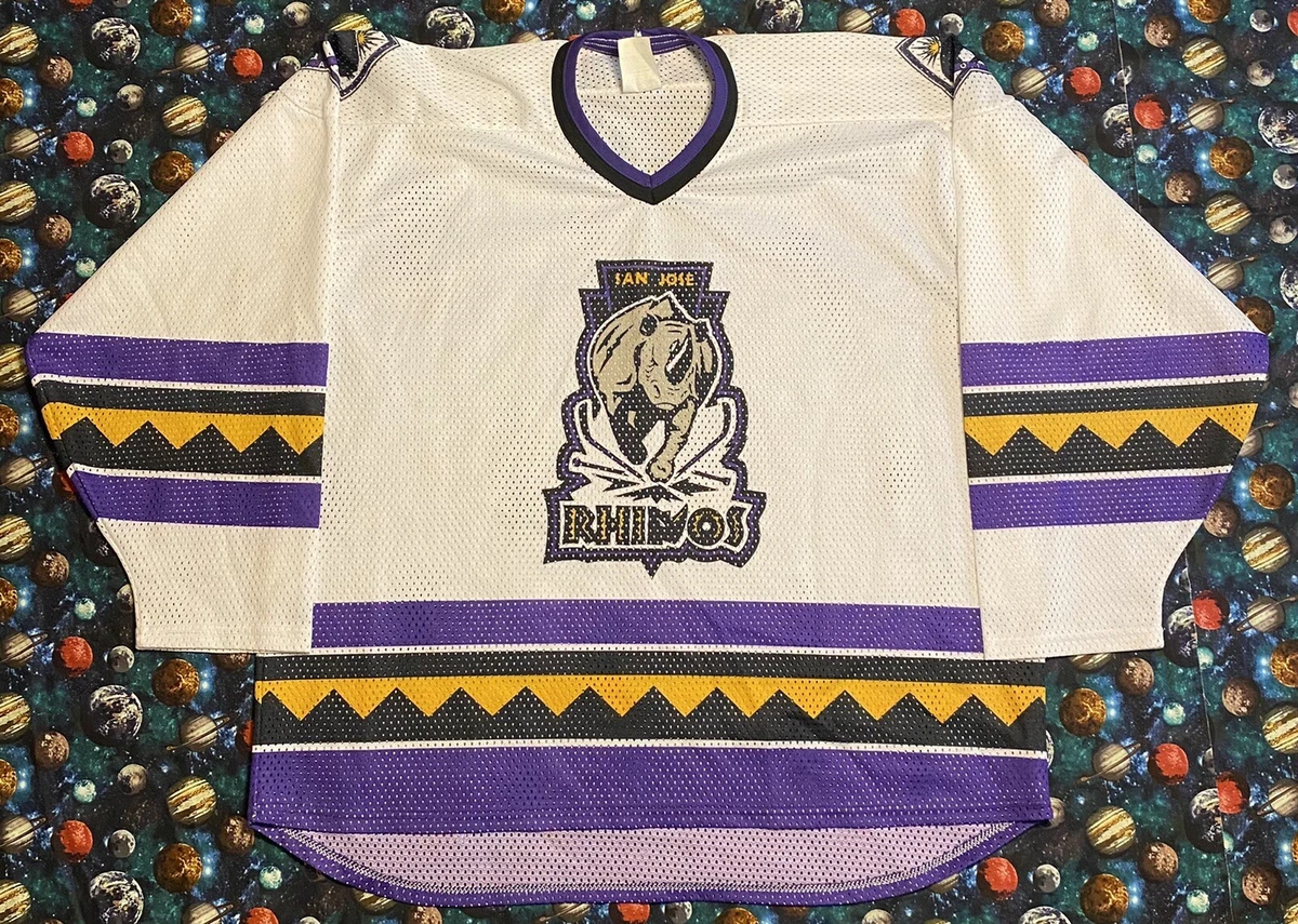 Rare Vintage CCM RHI San Jose Rhinos Hockey Jersey eBay