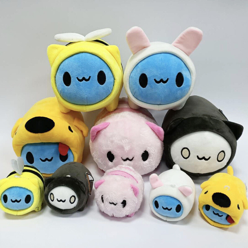 5PCS 9'' Bugcat Capoo Plush Doll Keychain pendant Stuffed Xmas