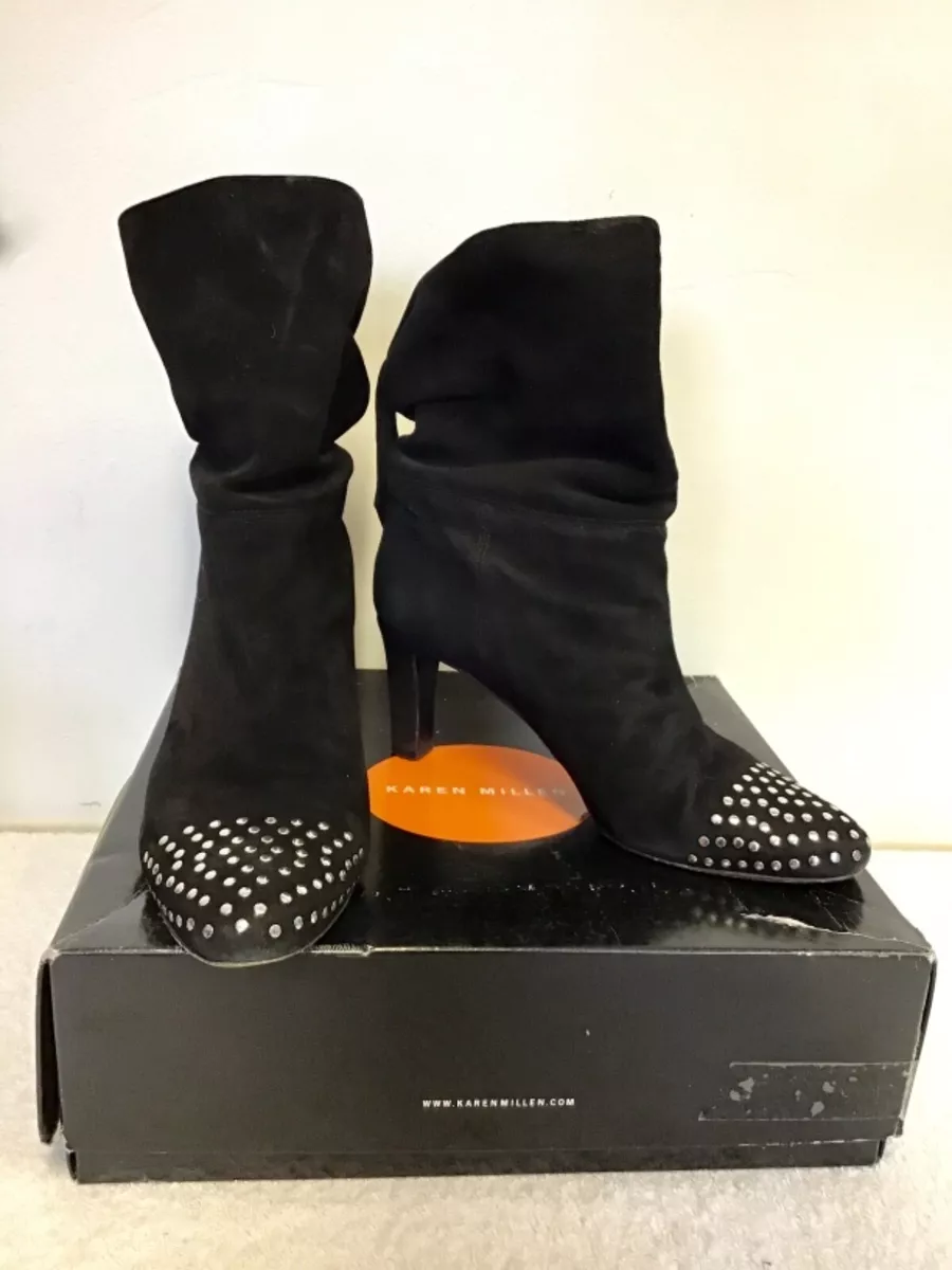 Karen millen black outlet ankle boots