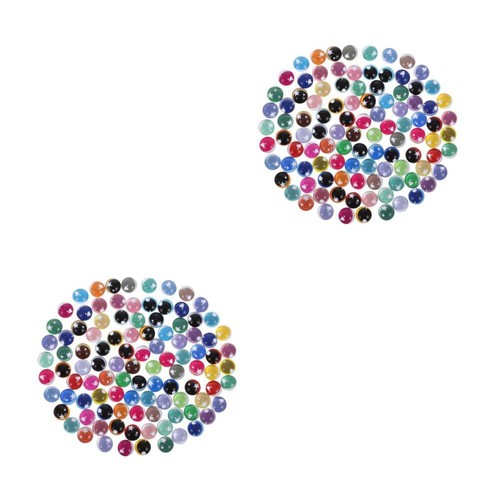 200 piezas ojos de vidrio, ojos cabujón redondos, ojos de muñeca artesanal, - Imagen 2 de 12