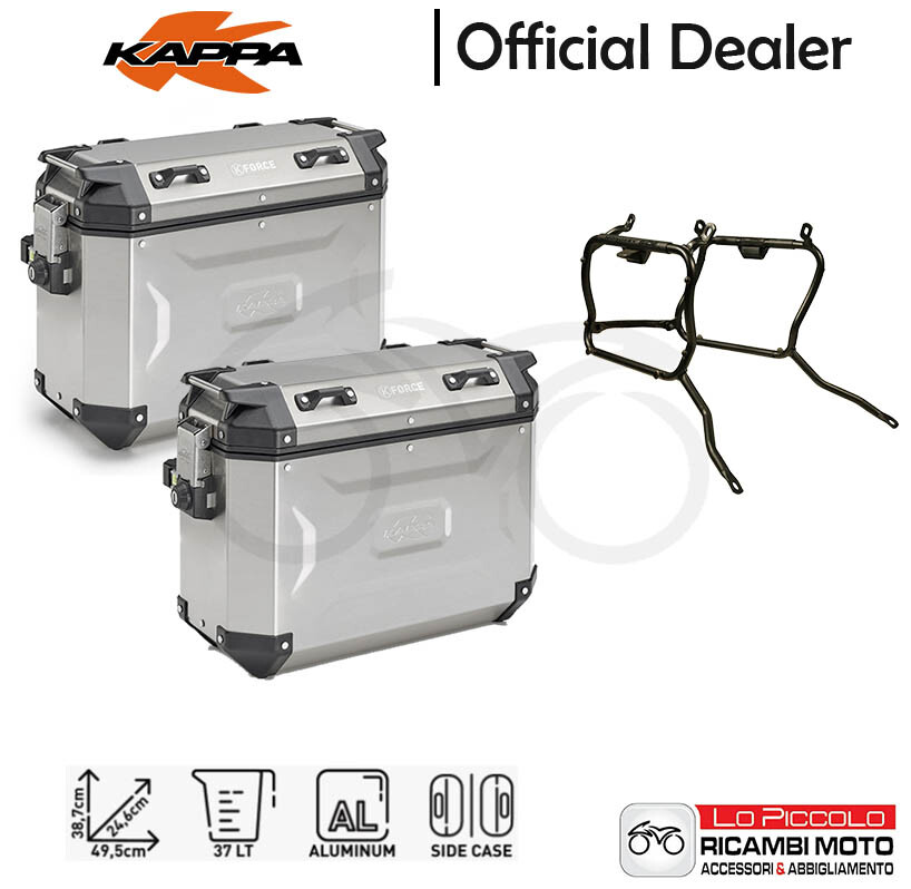 PLO2145CAM KFR37APACK2 Kappa Aluminum Luggage K'Force Yamaha PLO2145CAM KFR37APACK2 Kappa Aluminum Luggage K'Force Yamaha
