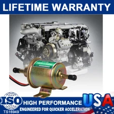 Electric Inline Fuel Pump 12V For Lawn Mowers Small Engine Gas Diesel HEP-02A US
